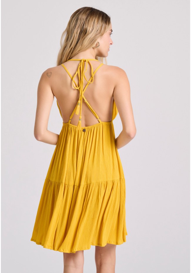 Halter neck mini φόρεμα με ανοιχτή πλάτη