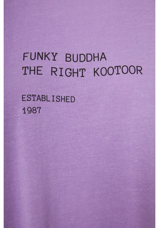 Loose fit t-shirt με text artwork τύπωμα στην πλάτη