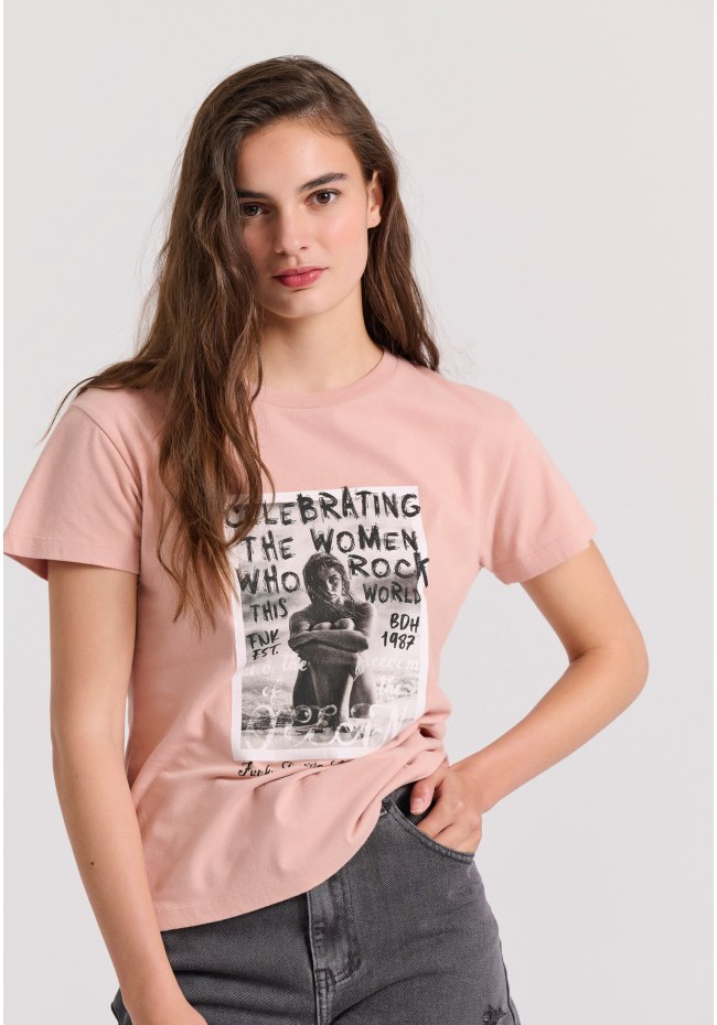 Women's t-shirt with photographic print
