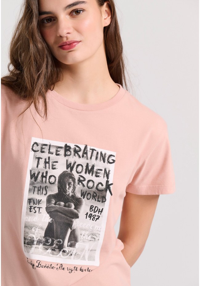 Women's t-shirt with photographic print