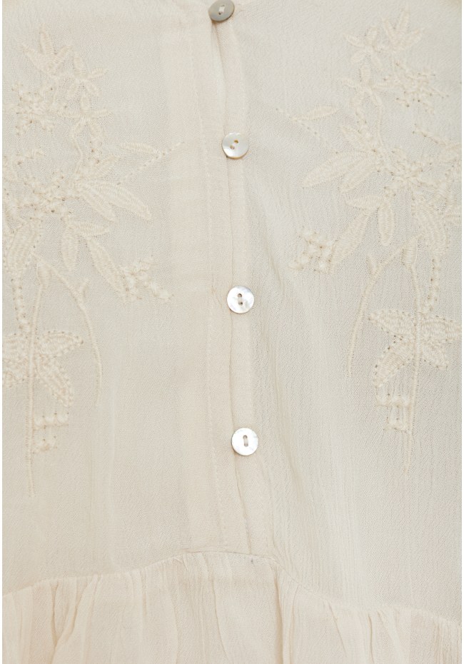 Μακρυμάνικη μπλούζα με βολάν