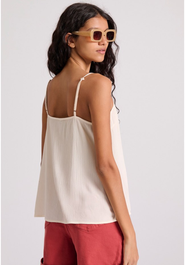 Γυναικείο shell top από βισκόζη