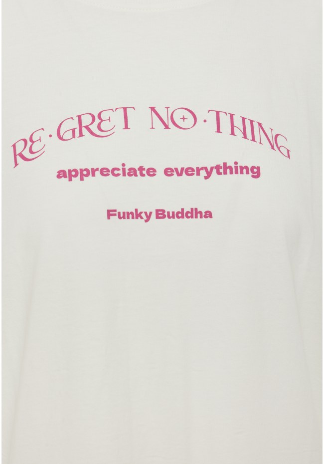 Organic cotton t-shirt with print on the back
