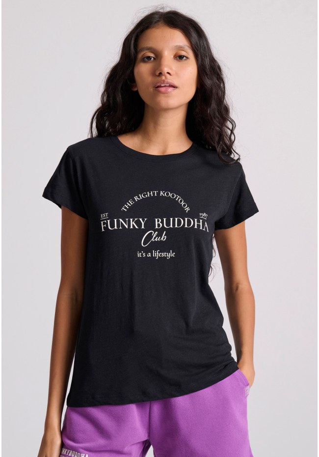 Women's t-shirt with Funky Buddha print