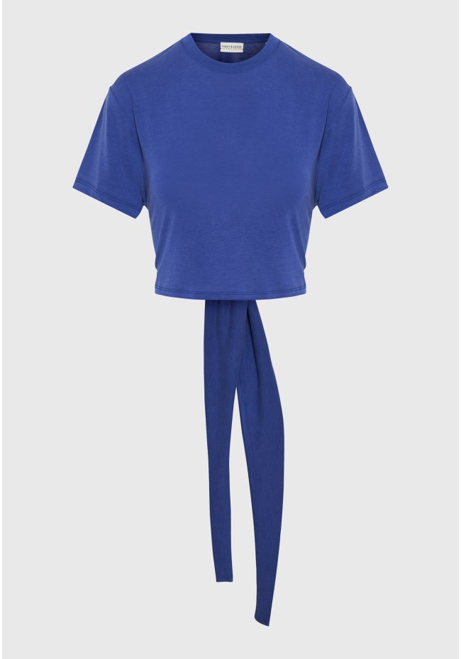 Women's t-shirt with back tie