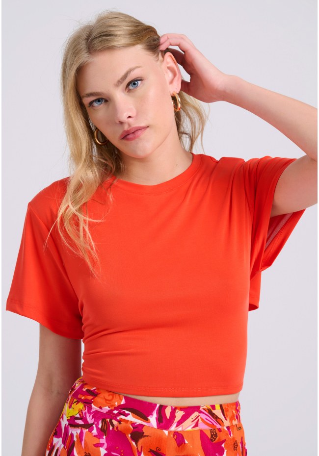 Women's t-shirt with back tie