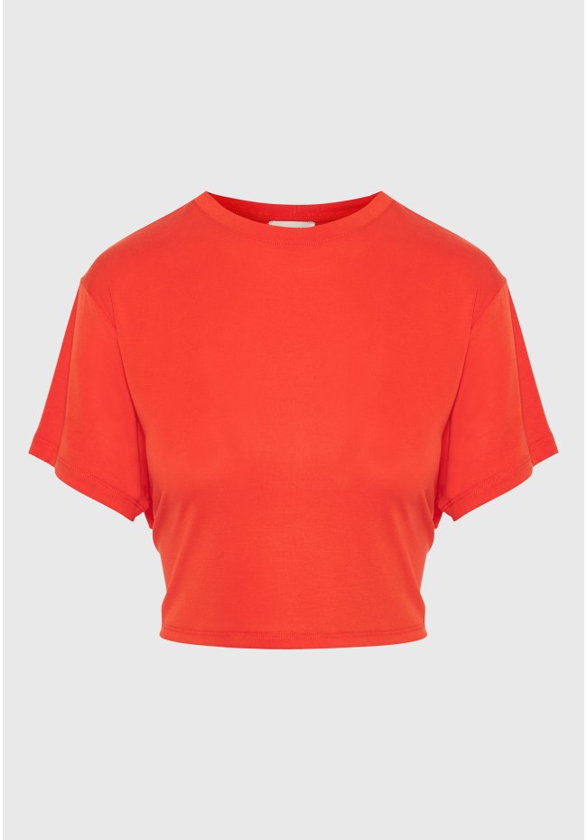 Women's t-shirt with back tie