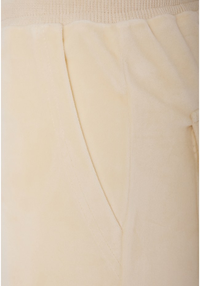 Flare fit παντελόνι φόρμας σε βελουτέ ύφασμα