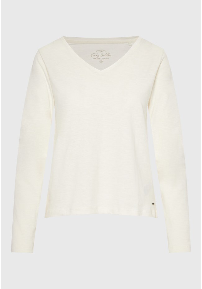 V-neck longsleeve t-shirt
