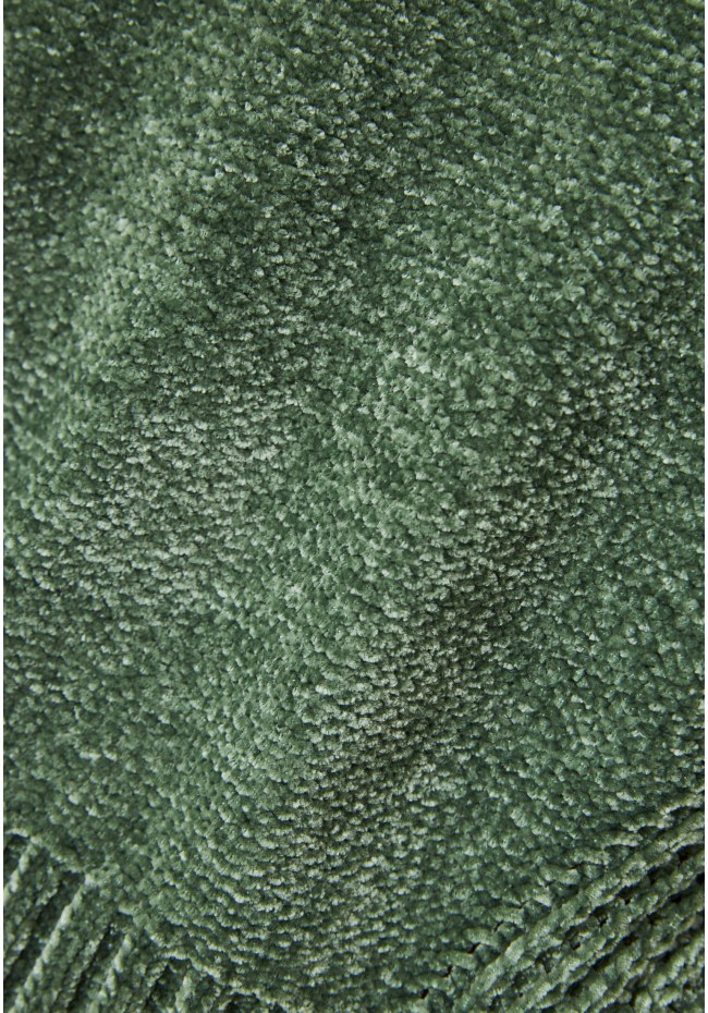 Σενίλ πουλόβερ με στρογγυλή λαιμόκοψη