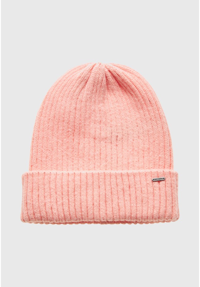 Thick knitted women's beanie
