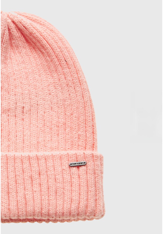 Thick knitted women's beanie