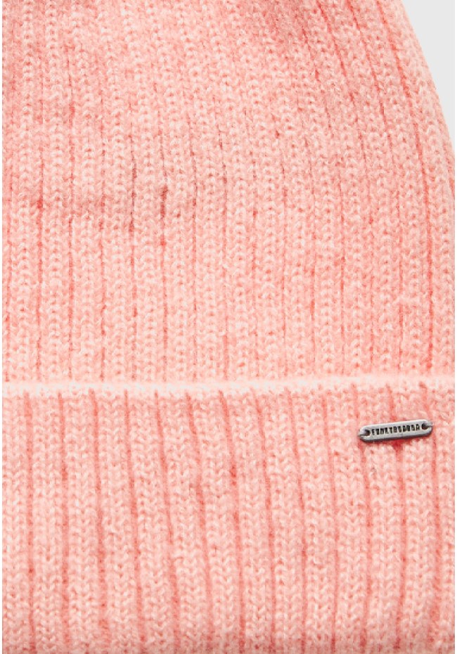 Thick knitted women's beanie