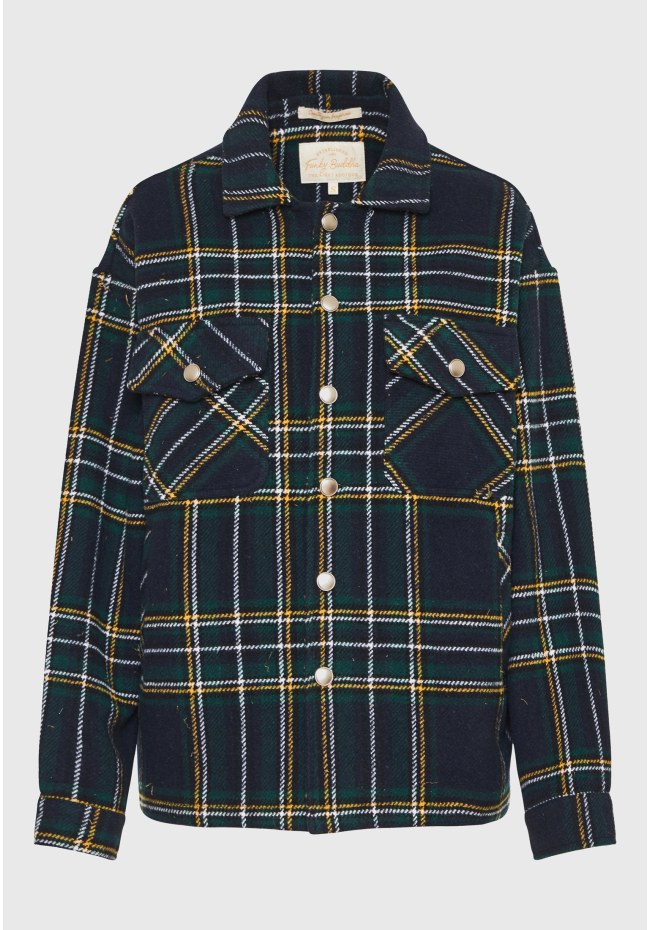 Flannel καρό πουκάμισο με τσέπες στο στήθος
