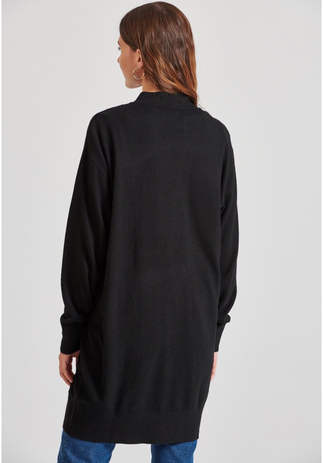 Cashmere blend knitted cardigan