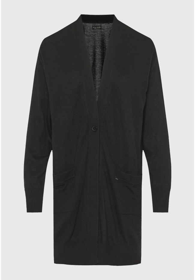 Cashmere blend knitted cardigan