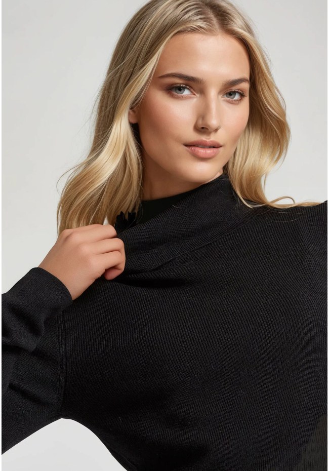 Cashmere blend πλεκτό ζιβάγκο