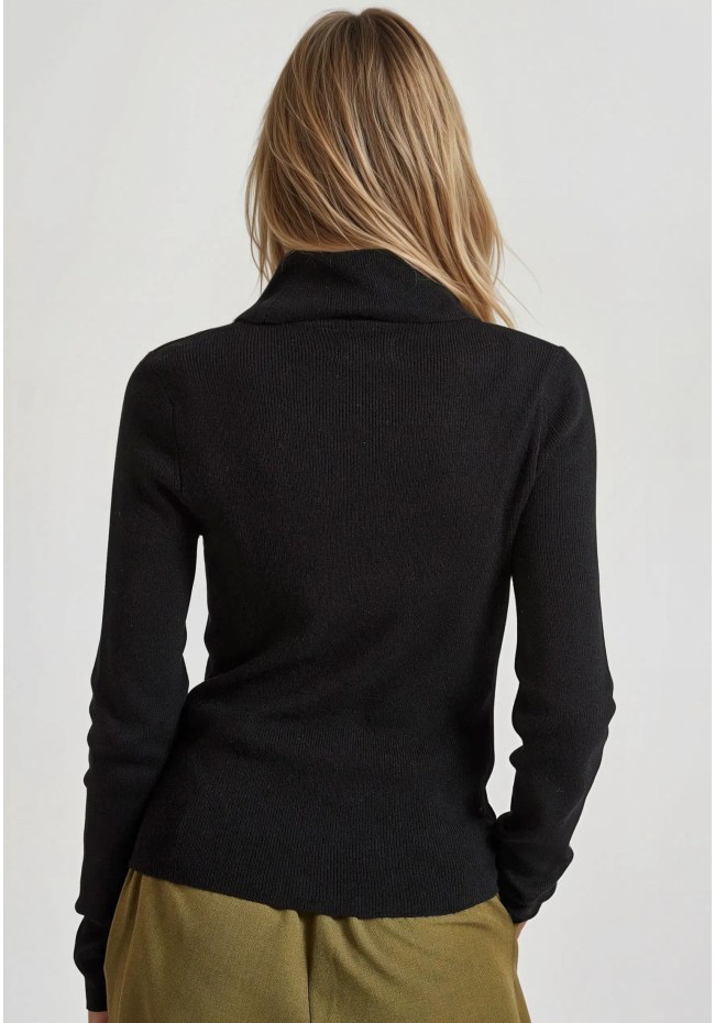 Cashmere blend πλεκτό ζιβάγκο