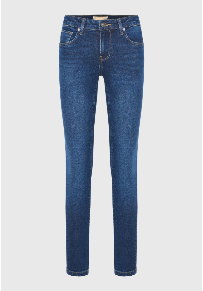 Skinny fit τζιν παντελόνι με ελαφρύ ξεθώριασμα