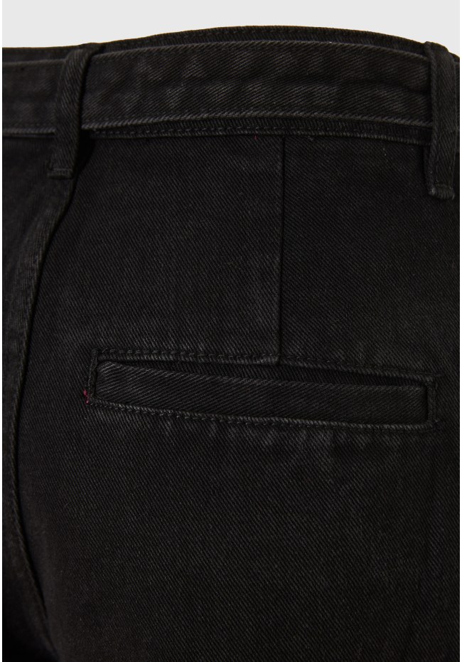 Straight fit τζιν παντελόνι με ζώνη