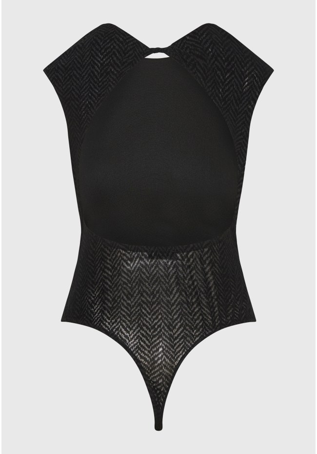 Κορμάκι σε βελουτέ ύφασμα με pattern