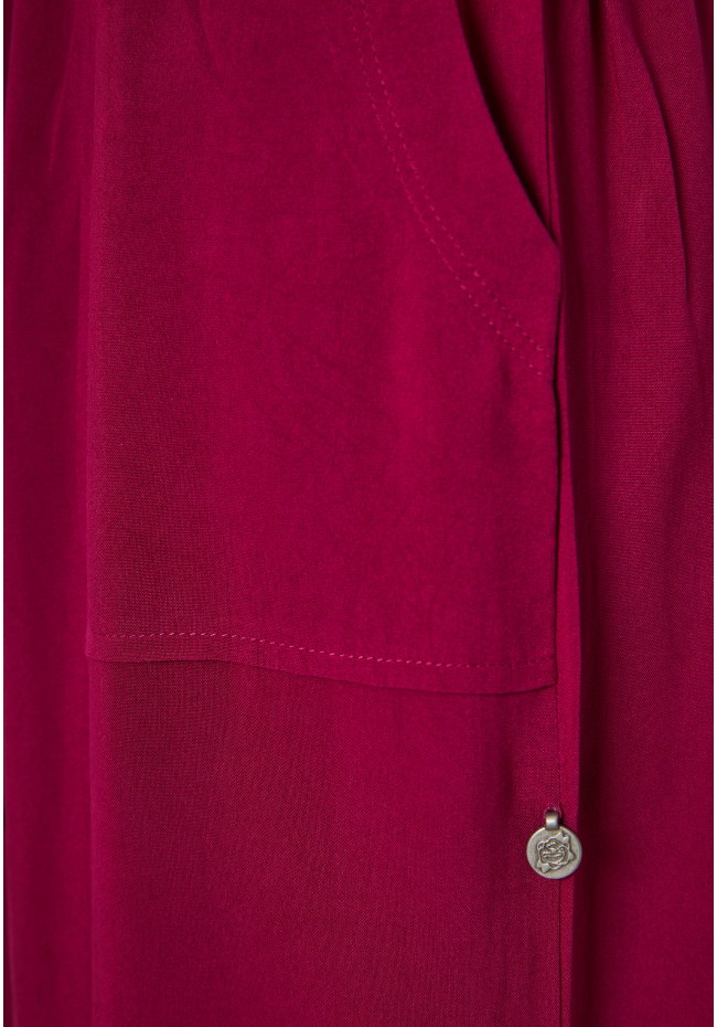 Loose fit παντελόνα από βισκόζη