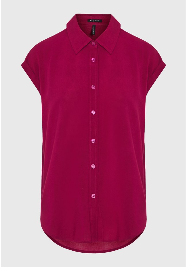 Γυναικείο loose fit πουκάμισο από βισκόζη
