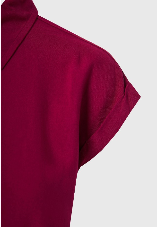 Γυναικείο loose fit πουκάμισο από βισκόζη