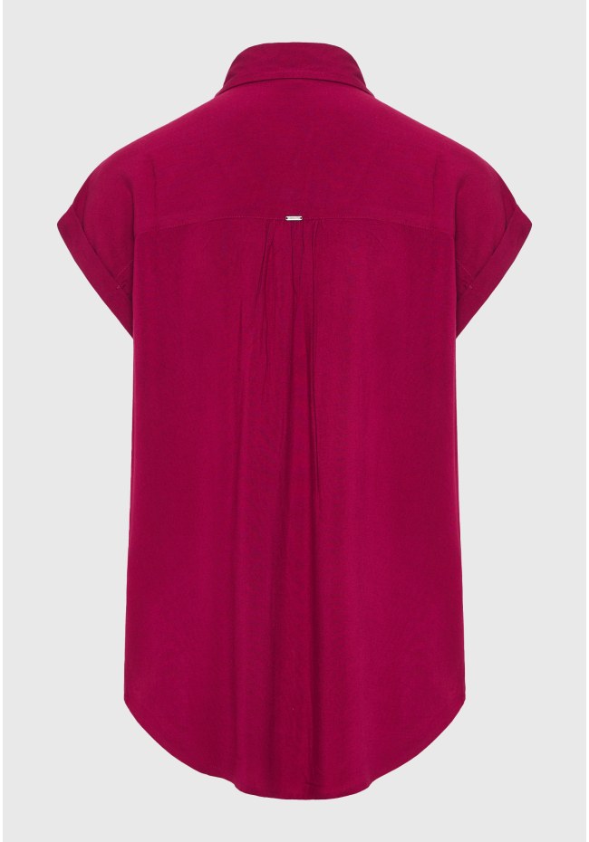 Γυναικείο loose fit πουκάμισο από βισκόζη