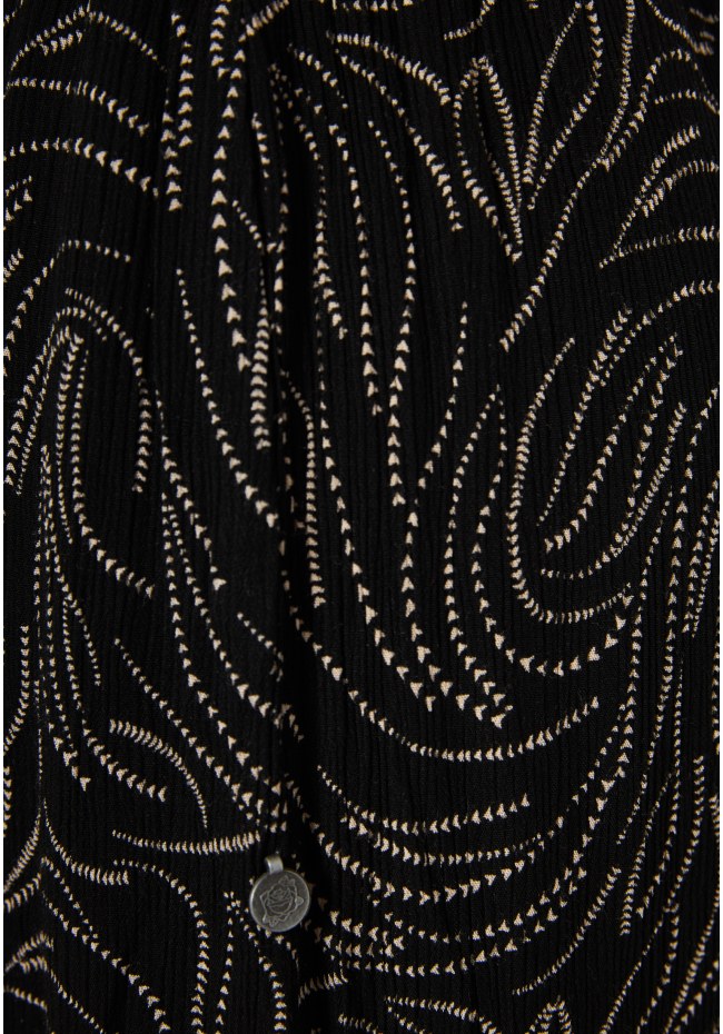 Loose fit εμπριμέ παντελόνα σε boho look