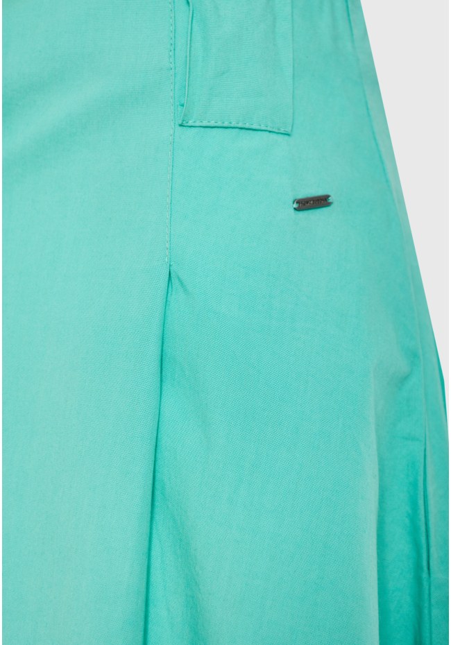 Relaxed fit μίντι φούστα με πιέτες