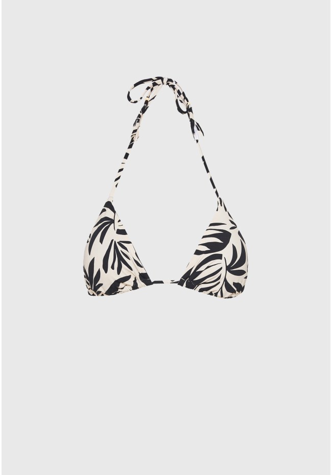 Halter neck εμπριμέ μπικίνι τοπ