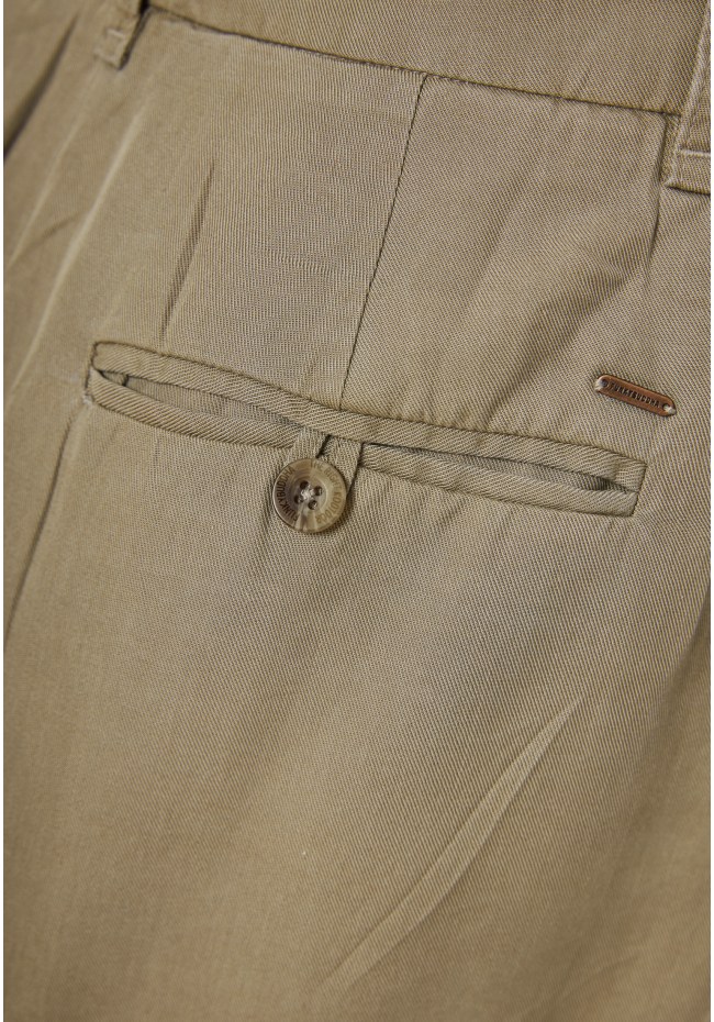 Lyocell garment dyed σορτς με πιέτες