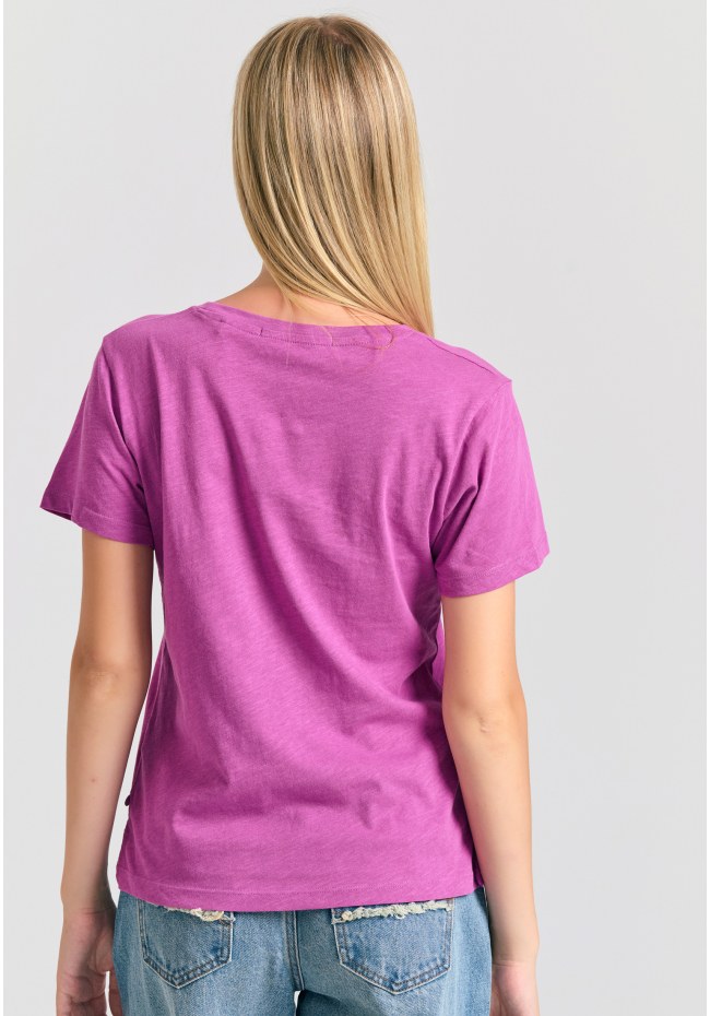 Γυναικείο t-shirt με στρογγυλή λαιμόκοψη - The essentials