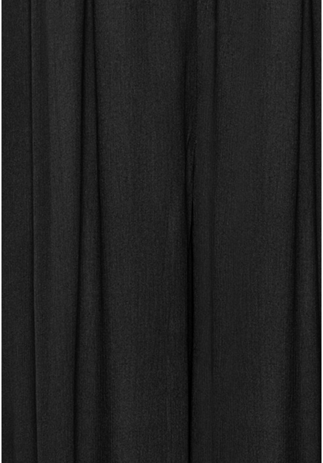 Artificial silk jumpsuit with ruffles