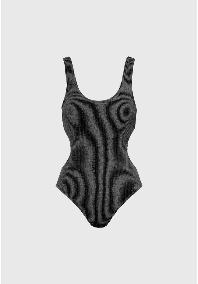 Ολόσωμο μαγιό σε ανάγλυφη υφή και cut out