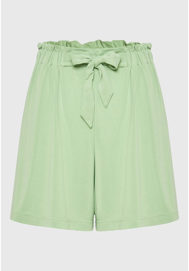 Loose fit σορτς με δέσιμο μπροστά