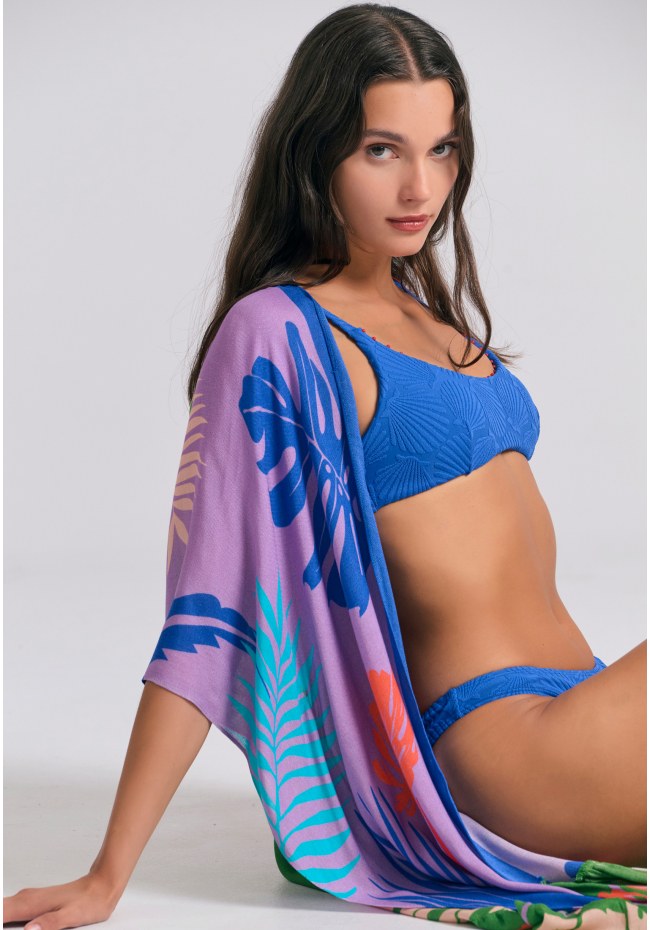 Γυναικείο κιμονό με exotic τύπωμα