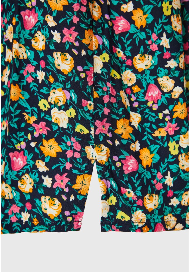 Γυναικείο φλοράλ αμάνικο πουκάμισο