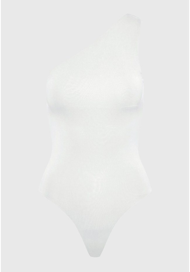 Off shoulder μονόχρωμο κορμάκι