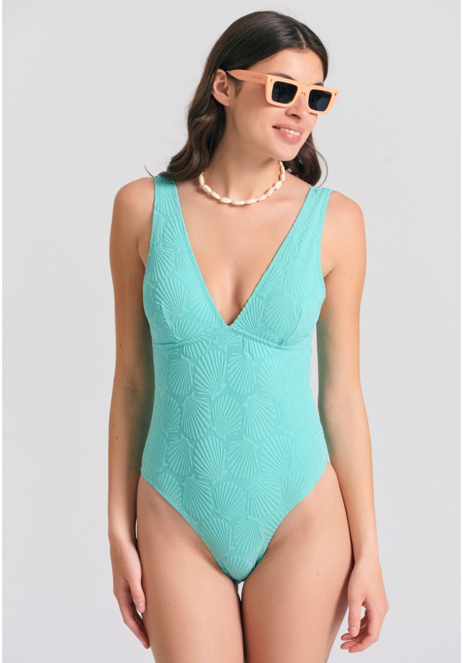 Ολόσωμο μαγιό πετσετέ με pattern