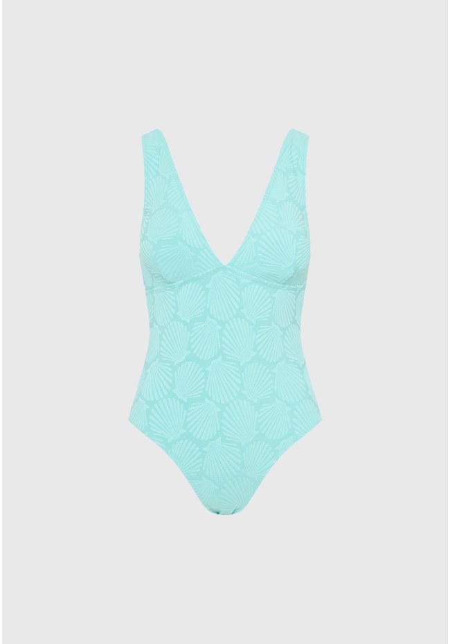 Ολόσωμο μαγιό πετσετέ με pattern