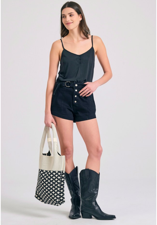 Γυναικείο shell top από μοντάλ