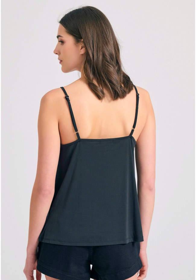 Γυναικείο shell top από μοντάλ