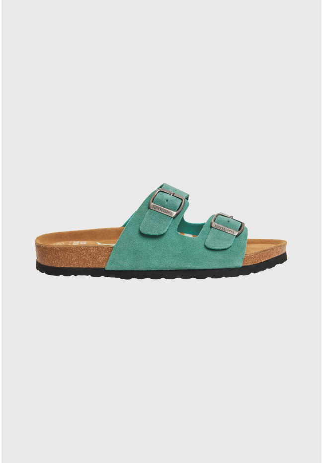 Γυναικεία suede σανδάλια