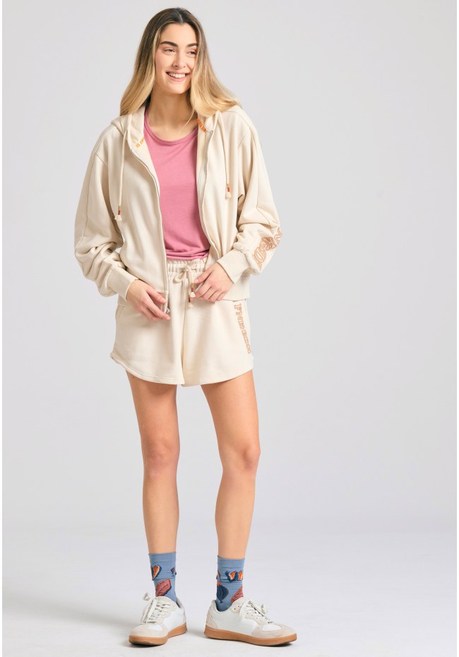 Loose fit αθλητικό σορτς με branded κέντημα