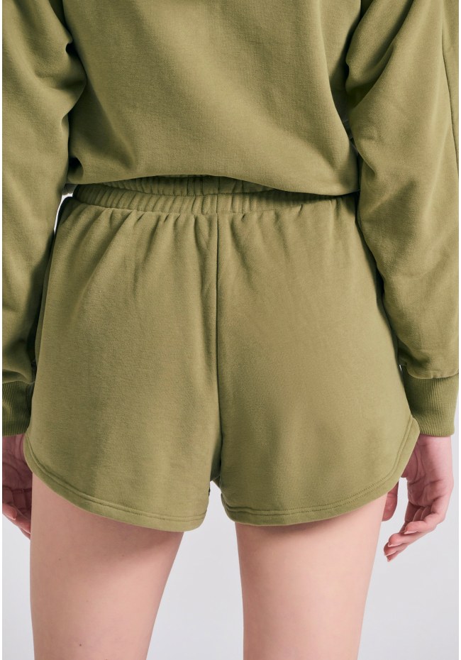 Loose fit αθλητικό σορτς με branded κέντημα