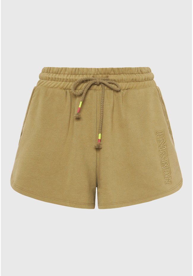 Loose fit αθλητικό σορτς με branded κέντημα