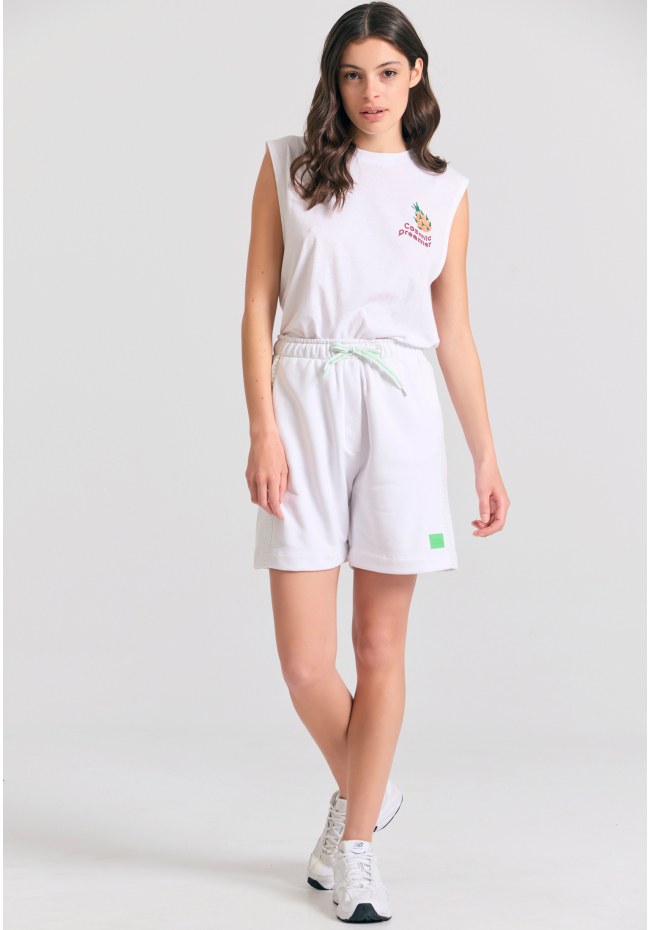 Loose fit γυναικεία αθλητική βερμούδα