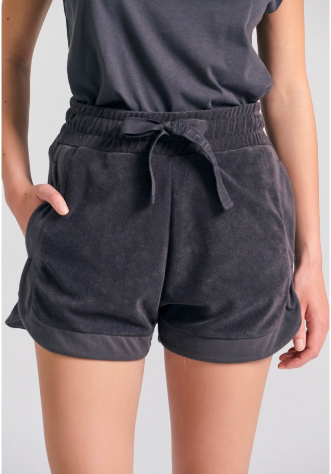 Loose fit γυναικείο πετσετέ σορτς